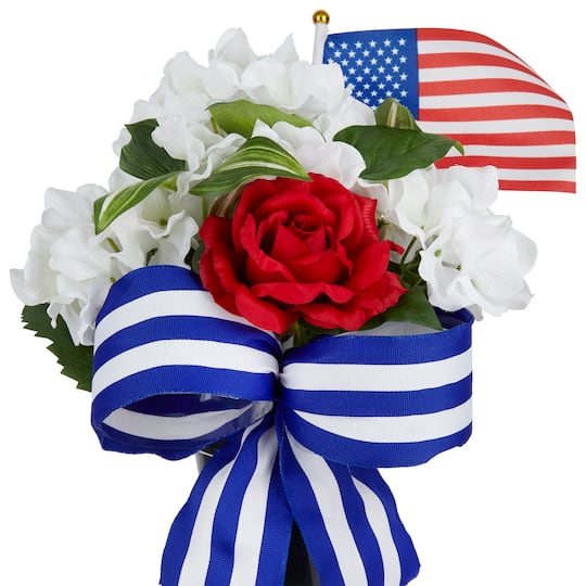Hydrangea & Rose Remembrance Cone by Ashland®
